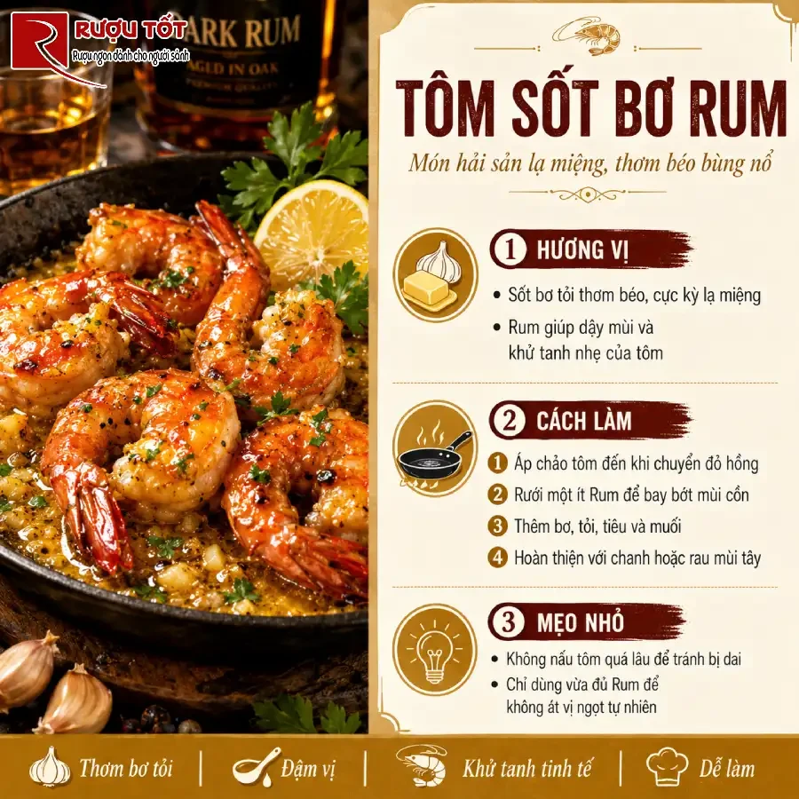ruou rum nau an duoc khong