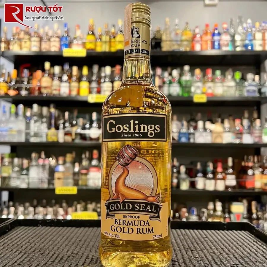 ruou rum vang Gosling’s Gold Rum