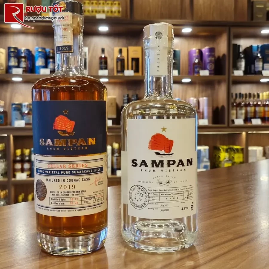rượu rum việt nam sampan