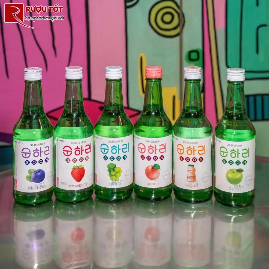 rượu soju hoa quả
