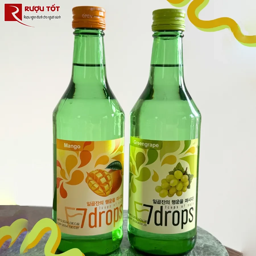 rượu soju pha hoa quả