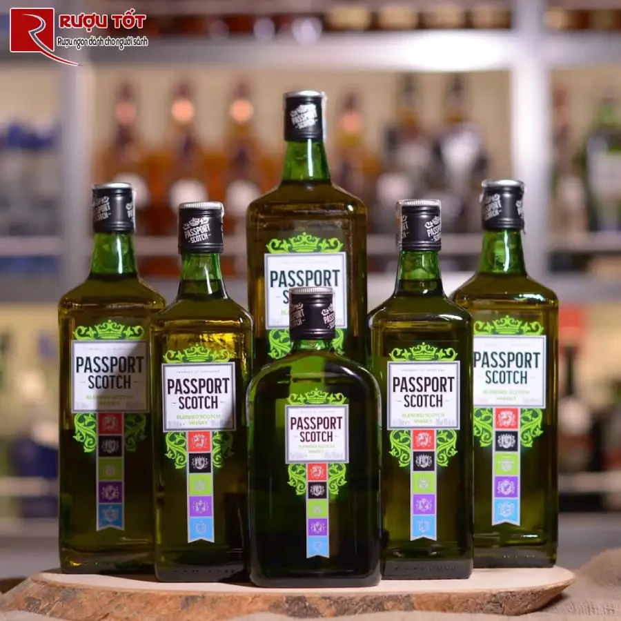 rượu whisky giá rẻ Passport Scotch