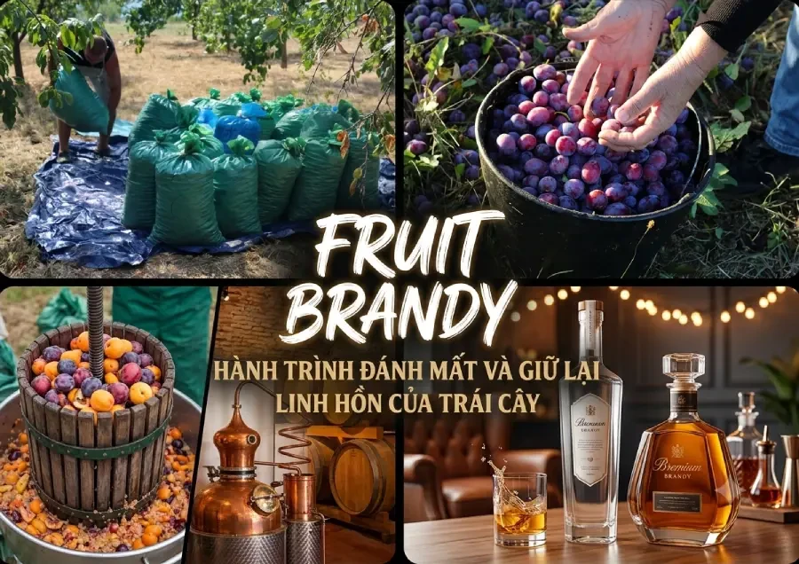 Fruit Brandy: Hành Trình Đánh Mất Và Giữ Lại Linh Hồn Của Trái Cây