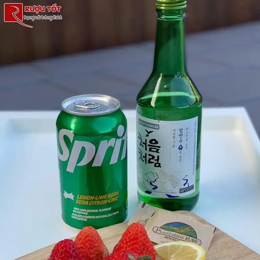 soju pha với 7up