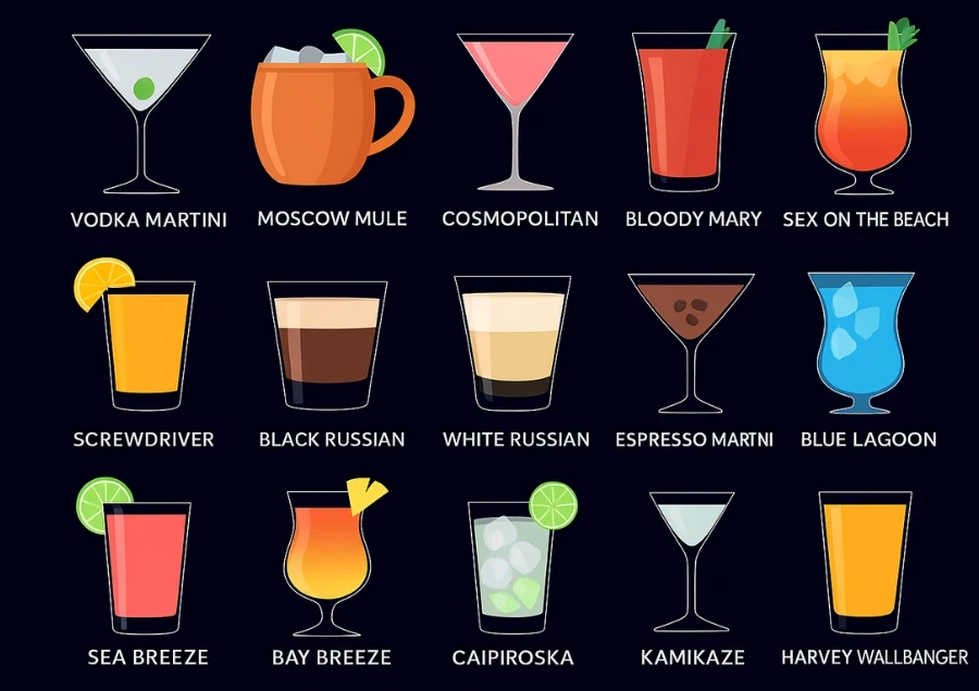 Top 15 Loại Cocktail Vodka Ngon Nhất Đi Bar Phải Thử