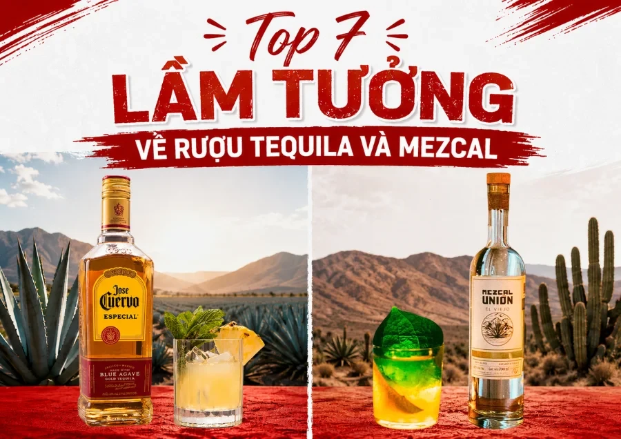 Top 7 Lầm Tưởng Về Rượu Tequila Và Mezcal Nhiều Người Mắc Phải