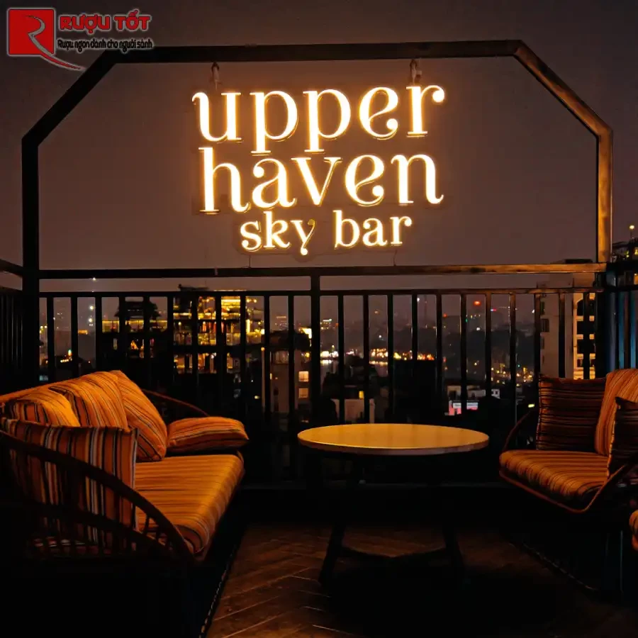 Upper Haven Sky Bar rooftop Hanoi