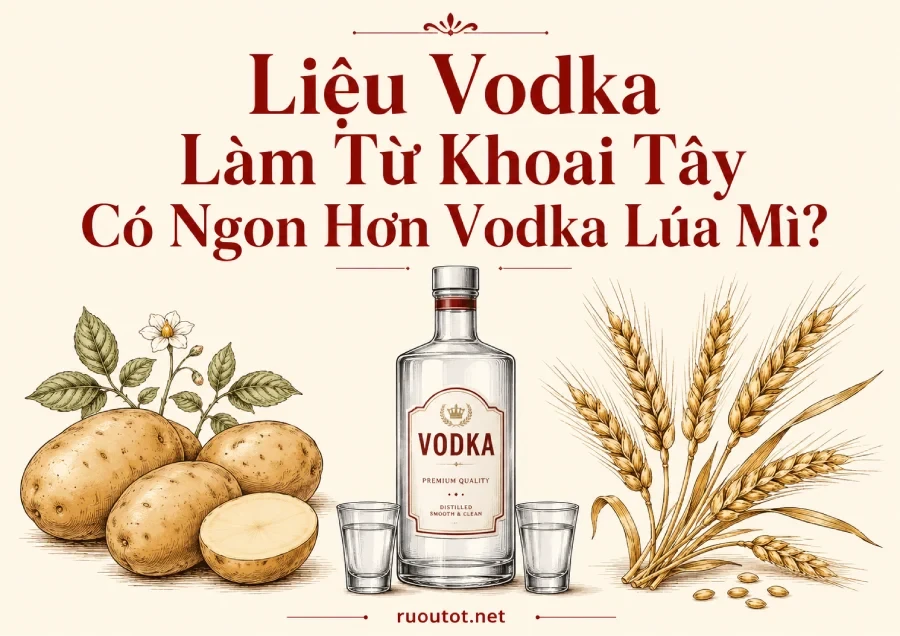 Liệu Vodka Làm Từ Khoai Tây Có Ngon Hơn Vodka Lúa Mì?