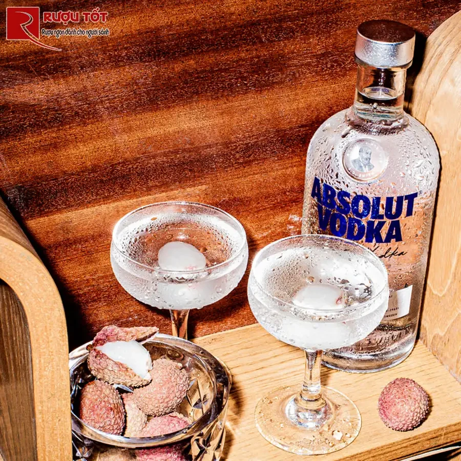 vodka trang absolut