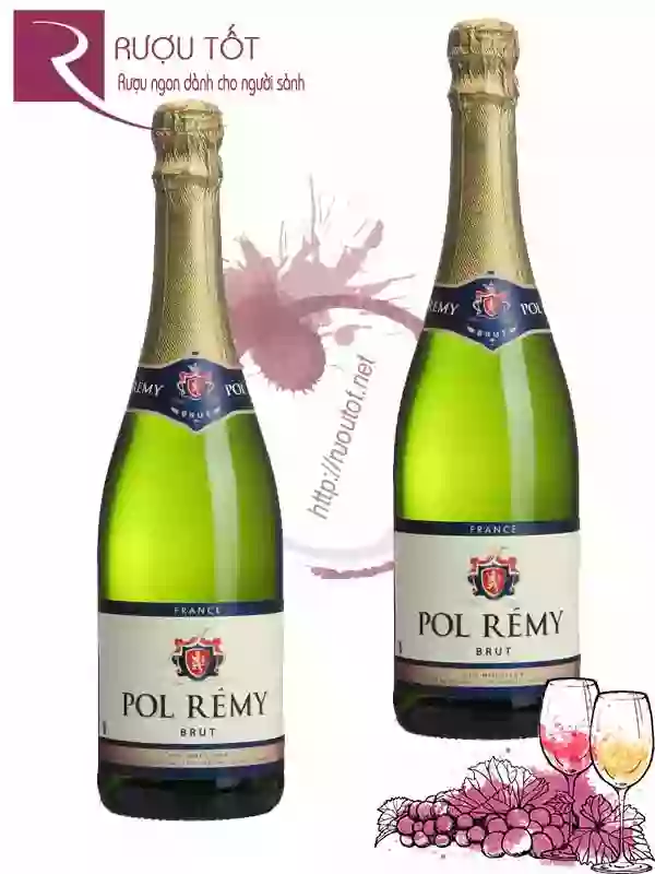 Rượu vang sủi Pháp Pol Remy Brut