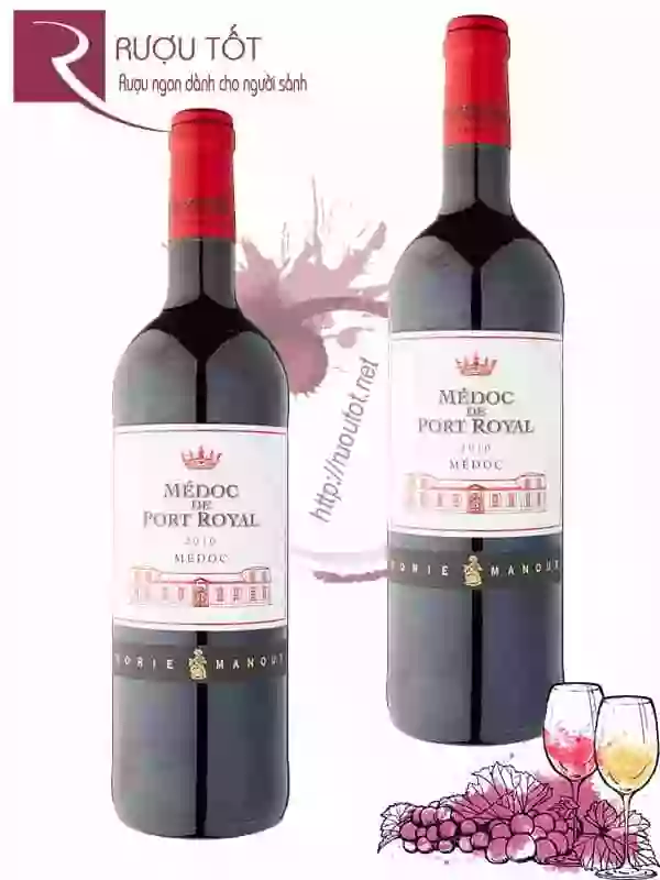 Rượu vang Medoc de Port Royal Thượng hạng