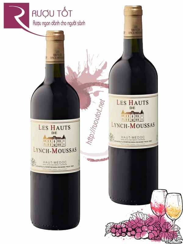 Rượu vang Les Hauts de Lynch Moussas Chính hãng