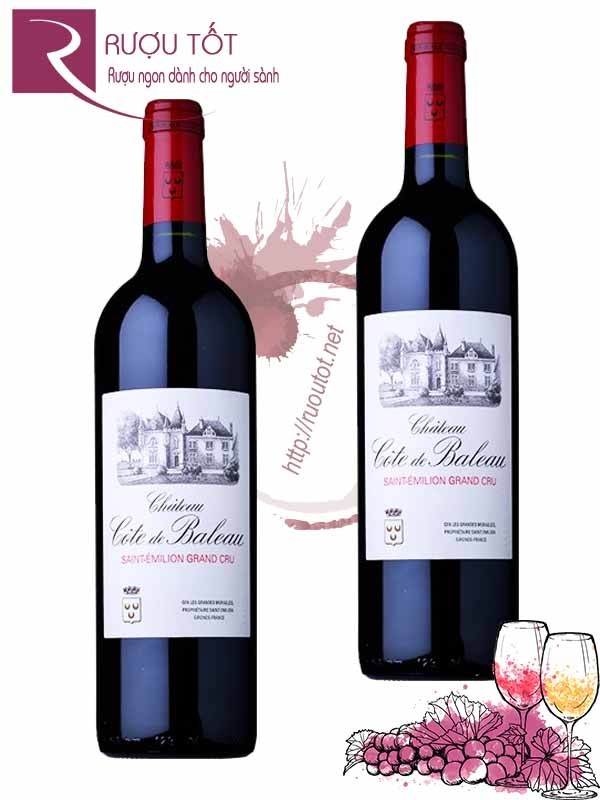 Rượu Vang Chateau Cote de Baleau Saint Emilion Grand Cru Classe