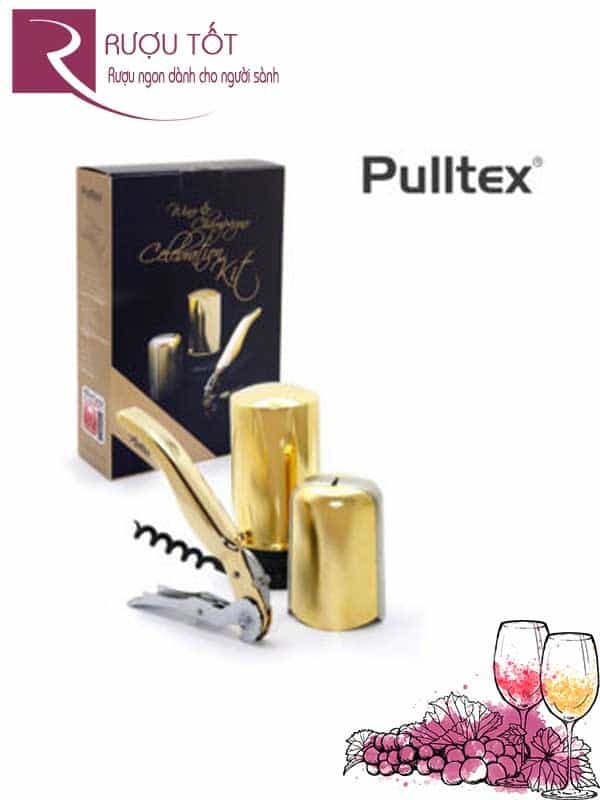 Bộ phụ kiện mở rượu vang Celebration Gold Pulltex