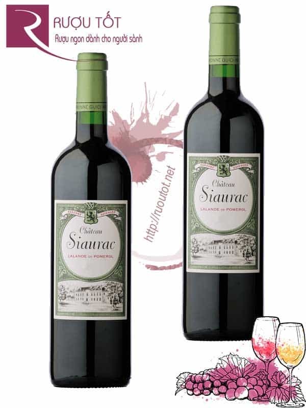Rượu Vang Chateau Siaurac Lalande de Pomerol 91 điểm Cao cấp