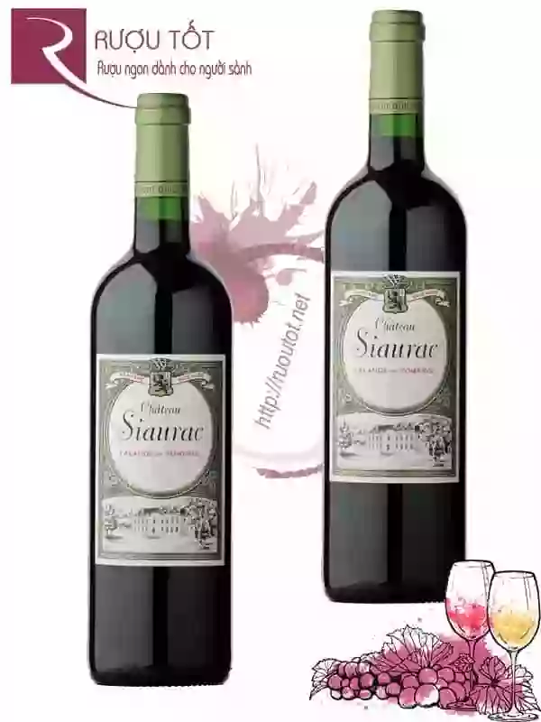 Rượu Vang Chateau Siaurac Lalande de Pomerol 91 điểm