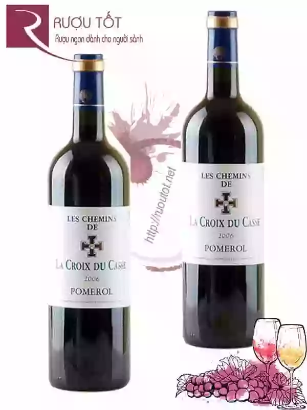 Rượu vang La Croix du Casse de Les Chemins Pomerol Chính