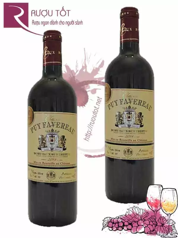 Vang Pháp Chateau Puy Favereau Bordeaux Cao cấp