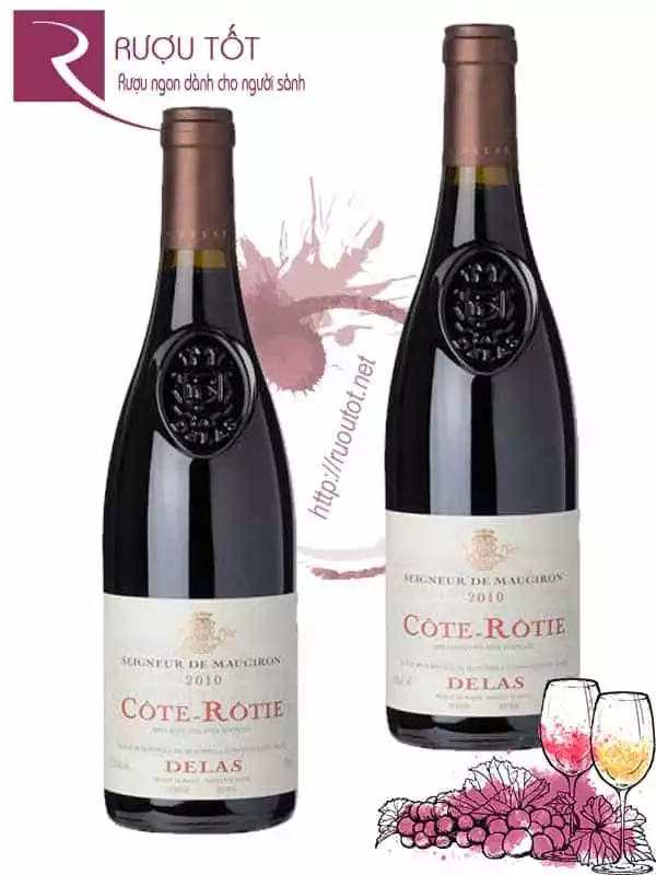 Vang Pháp Cote Rotie Delas Seigneur de Maugiron Cao cấp