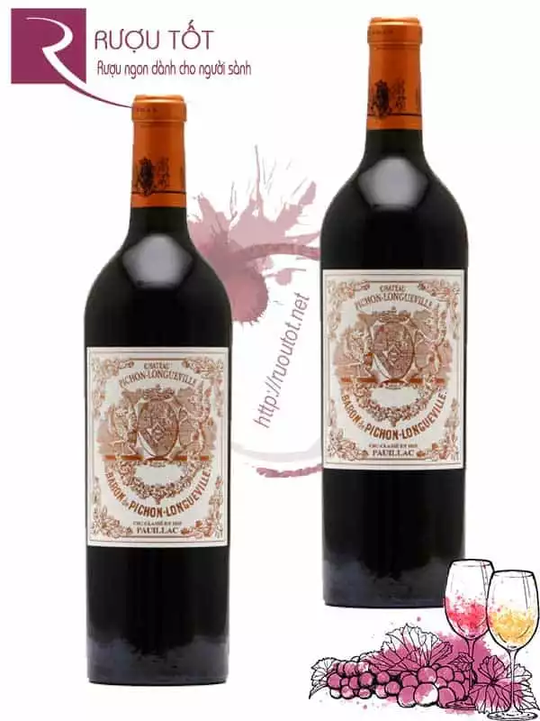 Vang Pháp Chateau Pichon Longueville Baron Bordeaux Thượng hạng