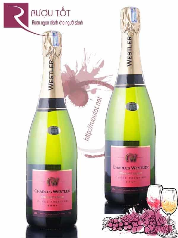 Champagne Pháp Charles Westler Cuvee Prestige Hảo hạng