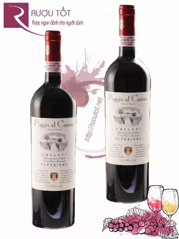 Rượu vang Poggio Al Casone Chianti Superiore Tuscany