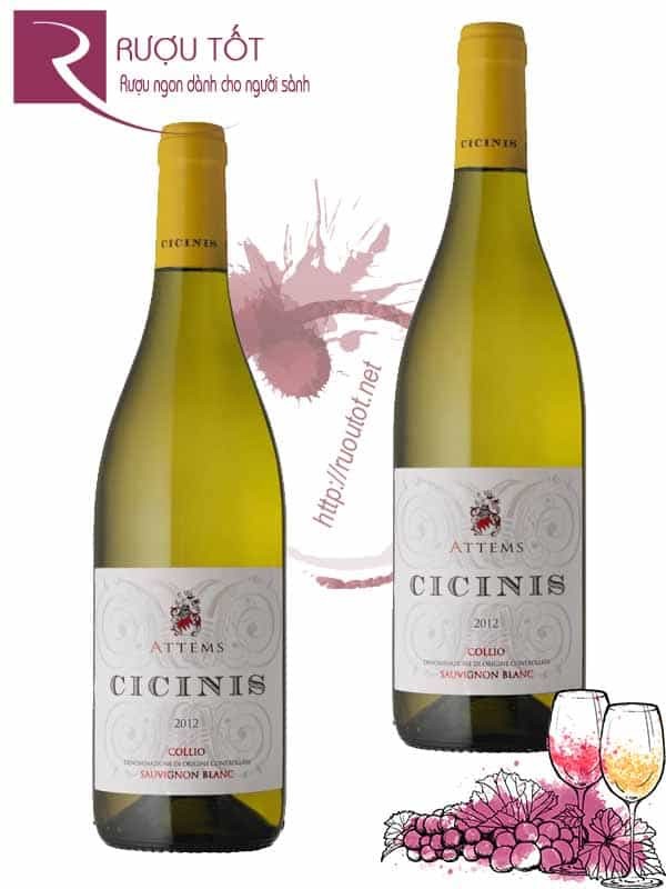 Rượu vang Attems Cicinis Collio Cao cấp