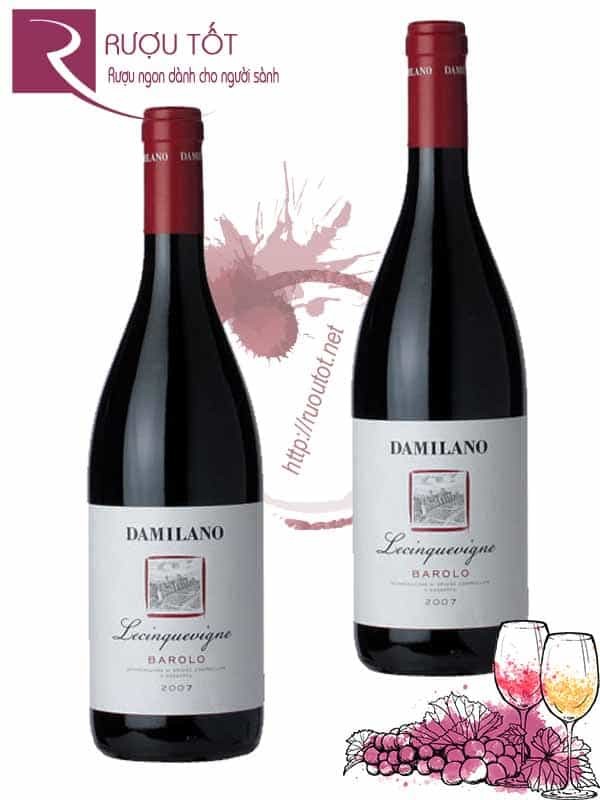 Rượu vang Damilano Lecinquevigne Barolo