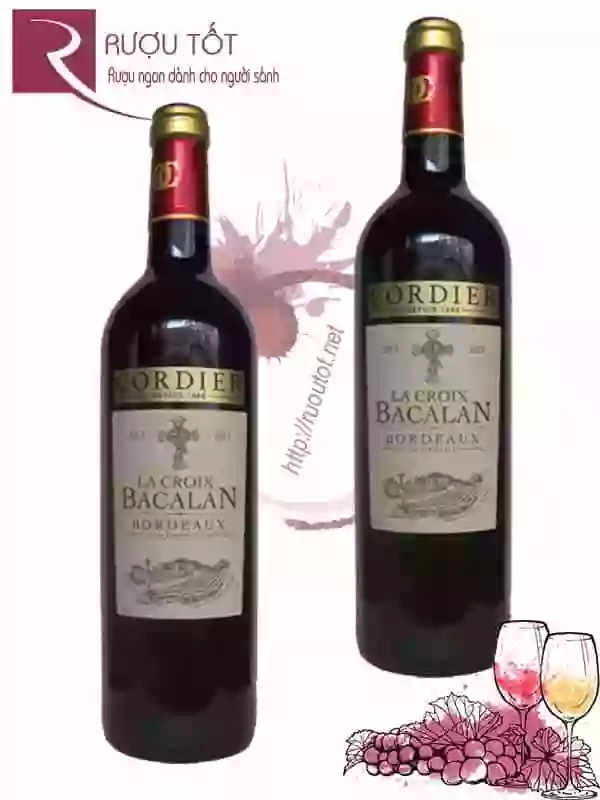 Rượu Vang Cordier La Croix Bacalan Cao cấp