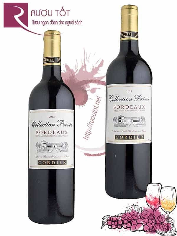Rượu Vang Collection Privee Bordeaux Cordier Thượng hạng