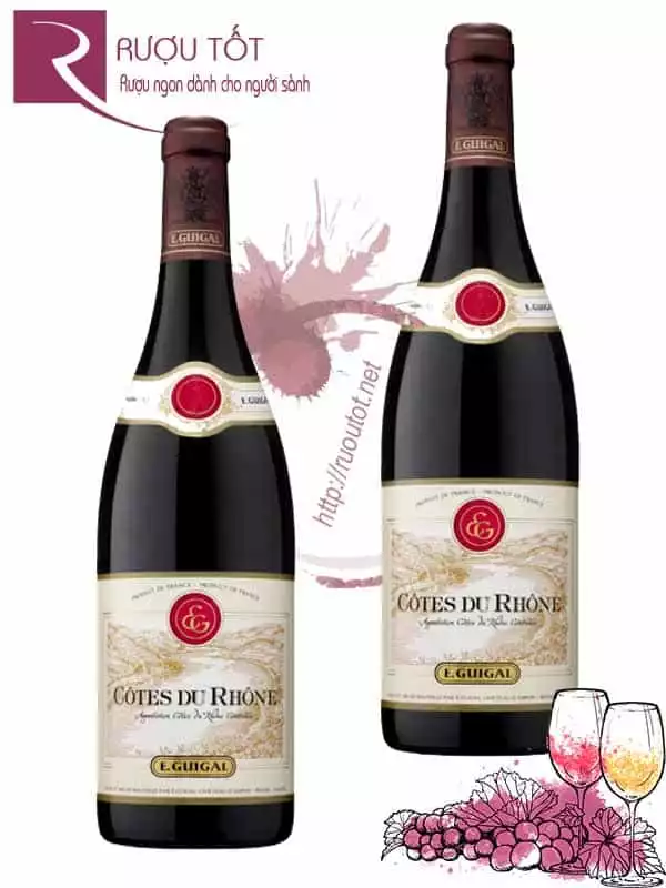 Rượu Vang Cotes du Rhone E.Guigal Thượng hạng