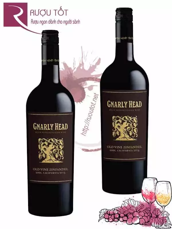 Rượu Vang Gnarly Head Old Vine Zinfandel Cao Cấp