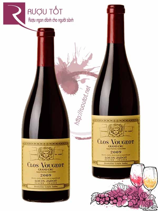 Rượu Vang Clos de Vougeot Grand Cru Louis Jadot Cao cấp
