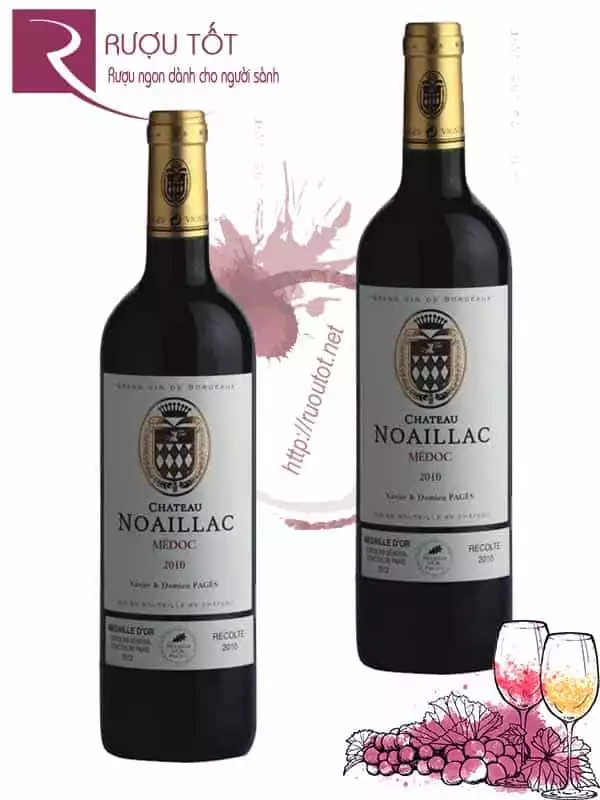 Rượu Vang Chateau Noaillac Medoc Cru Bourgeois 375ml