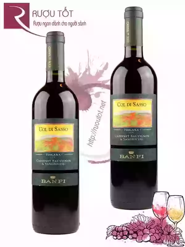 Rượu Vang Banfi Col Di Sasso Cabernet Sauvignon Sangiovese Cao Cấp