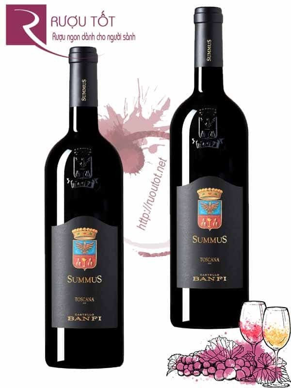 Rượu Vang Summus Toscana Castello Banfi Cao cấp