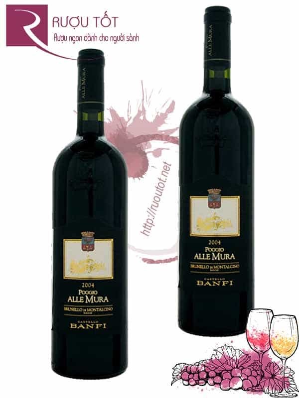 Rượu Vang Poggio Alle Mura Brunello di Montalcino Castello Banfi Thượng hạng
