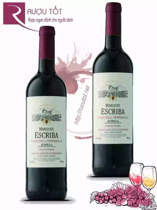 Rượu Vang Marques Escriba Jumilla Red Thượng hạng