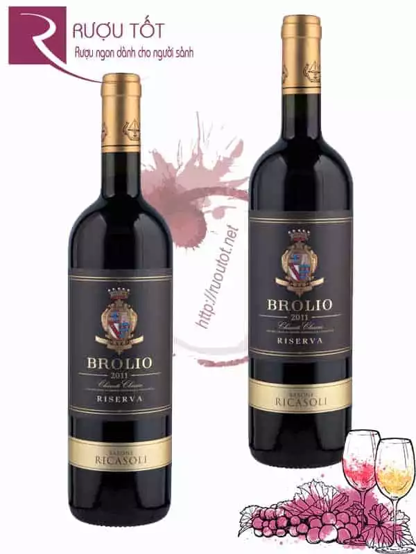 Vang Ý Barone Ricasoli Brolio Chianti Classico Riserva Cao Cấp