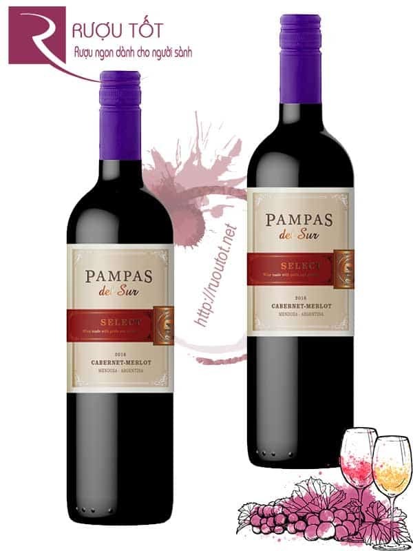 Rượu vang Pampas Del Sur Select Cabernet Merlot Thượng hạng