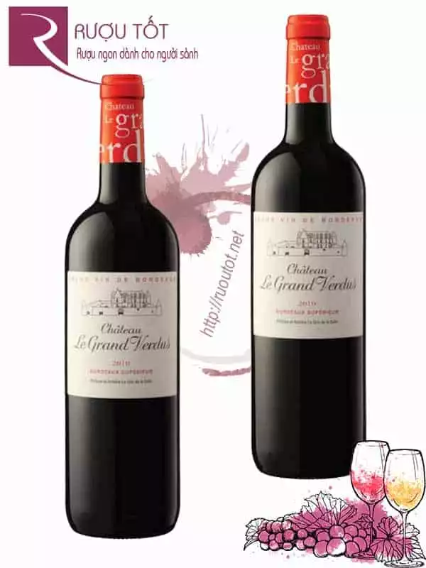 Vang Pháp Chateau Le Grand Verdus Bordeaux 1.5L