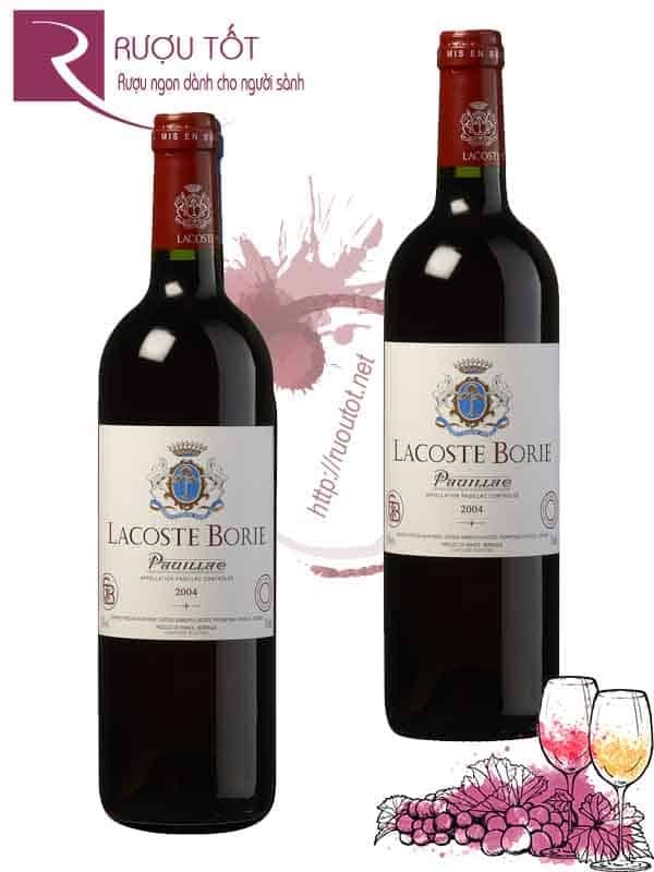 Rượu Vang Lacoste Borie Pauillac Cao Cấp