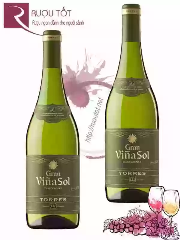 Rượu Vang Vina Sol Gran Torres Chardonnay Thượng hạng
