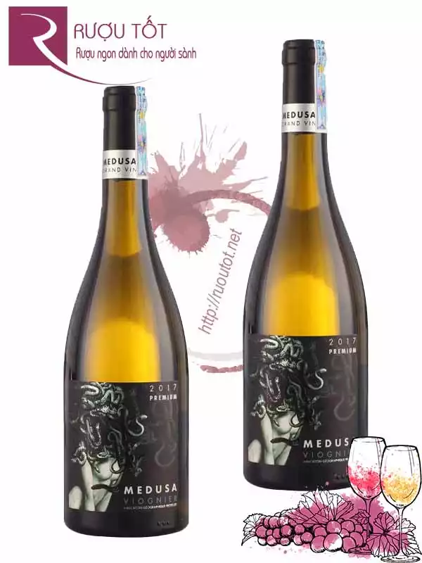 Vang Pháp Medusa Viognier IGP Premium