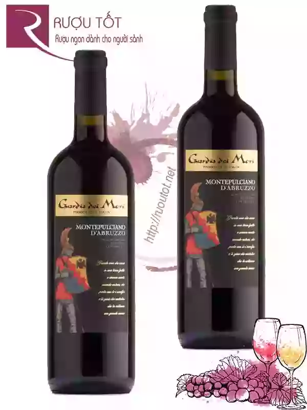 Rượu Vang Guardia dei Mori Montepulciano dAbruzzo Cao cấp