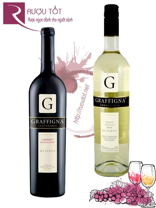 Rượu vang Graffigna Centenario Reserve (Red – White) Chiết khấu cao