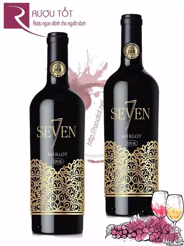 Rượu vang 7 Seven Merlot