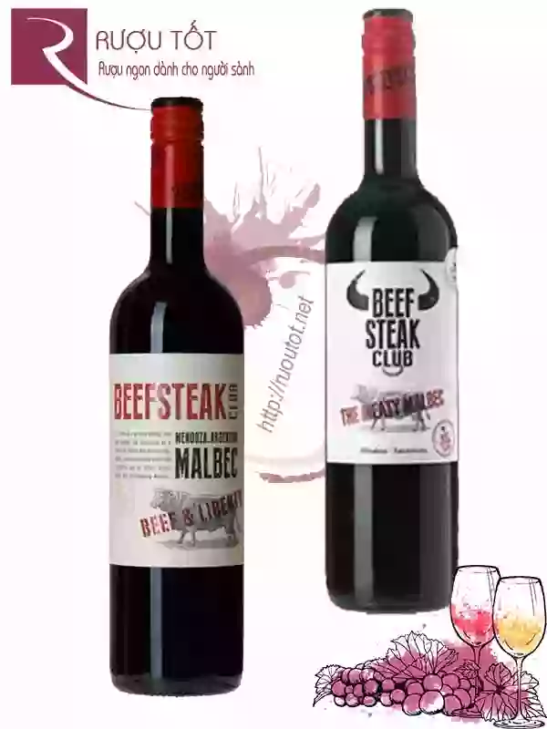 Rượu vang Beefsteak Club Malbec Hảo hạng