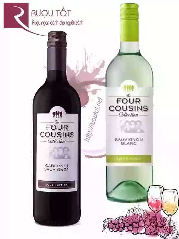 Rượu vang Four Cousins Collection (Red – White) Hảo hạng