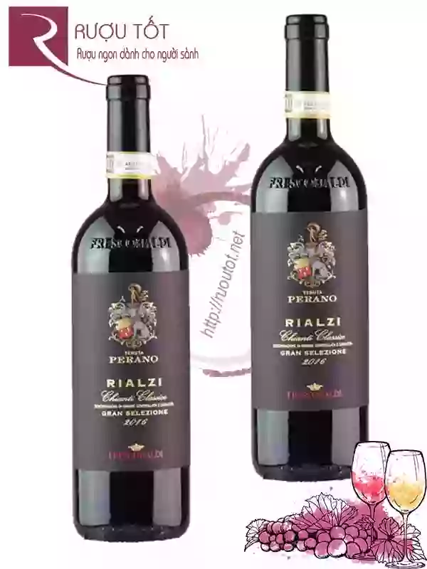 Rượu Vang Rialzi Perano Frescobaldi Gran Selezione Chianti Classico Cao cấp